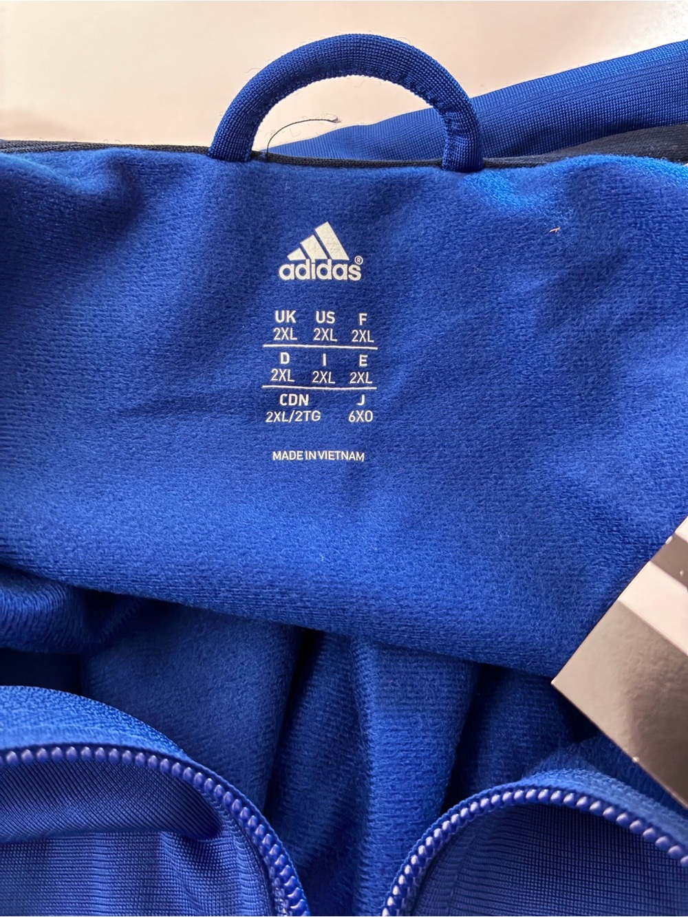 Adidas Essentials 3-Stripes Tricot Track Jacket NWT 2X - Picture 7 of 8